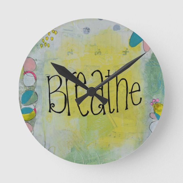 Horloge Ronde Breathe clock (Recto)