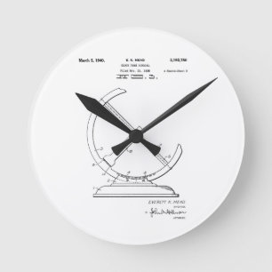 Horloge Ronde Brevet Sundial