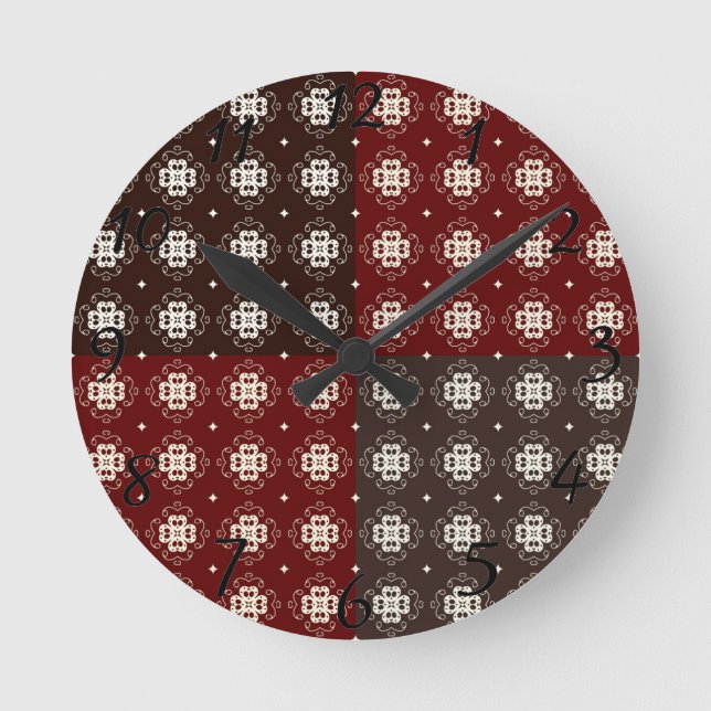 Horloge Ronde Brevets décoratifs (Recto)