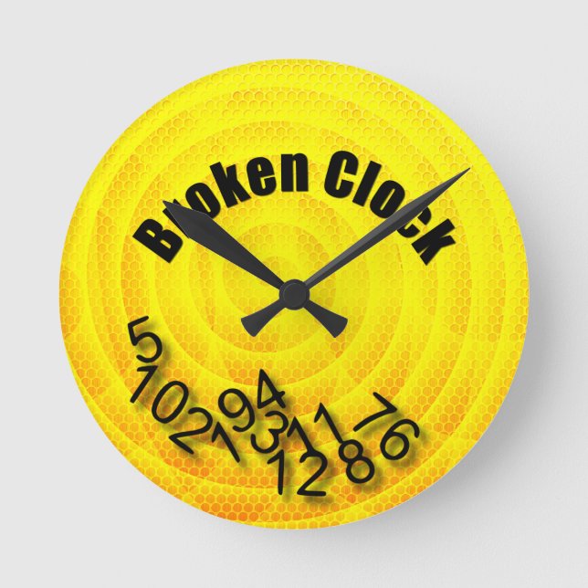 Horloge Ronde Brisé (Recto)