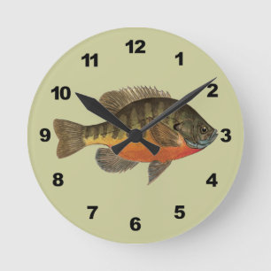 Horloge Ronde Brise de Bluegill