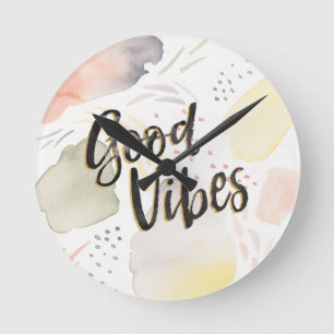 Horloge Ronde Brise III   Good Vibes de pré