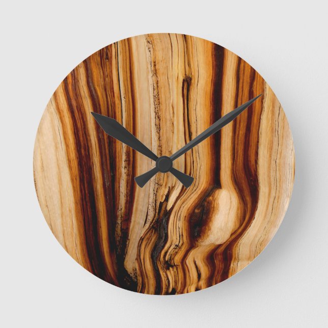 Horloge Ronde Bristlecone Bristlecone Pine Trunk Texture (Recto)