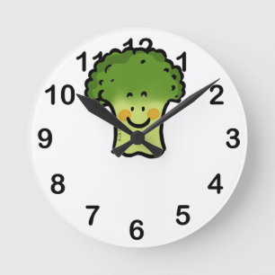 Horloge Ronde brocoli mignon