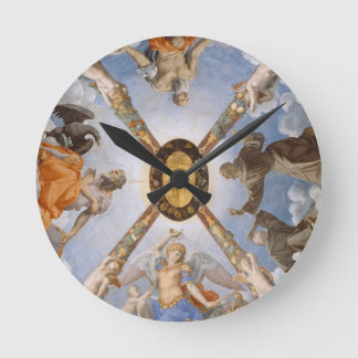 Horloge Ronde Bronzino Italian Art Chapel Ceiling