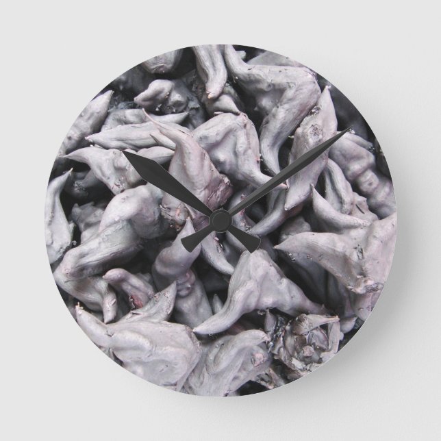 Horloge Ronde Buffalo Nuts - Water Caltrop (Recto)