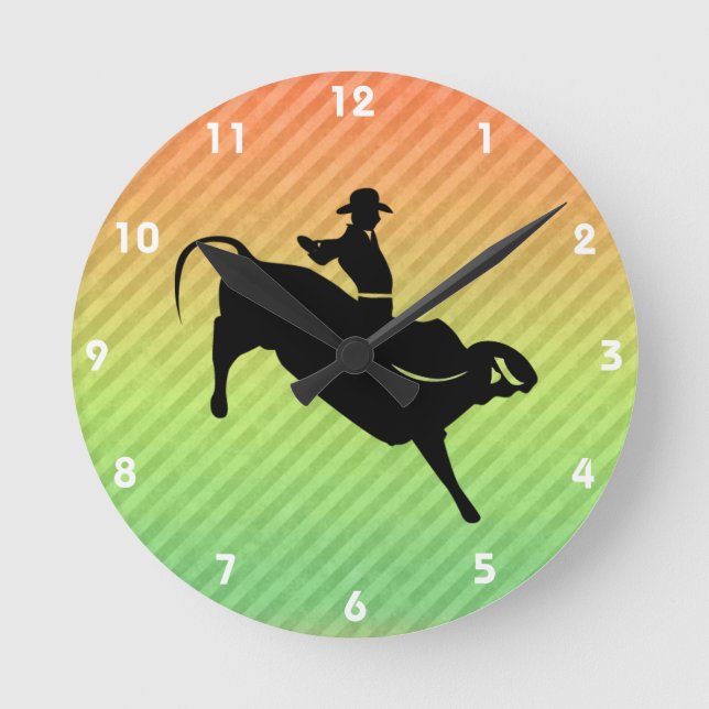 Horloge Ronde Bull Rider (Recto)