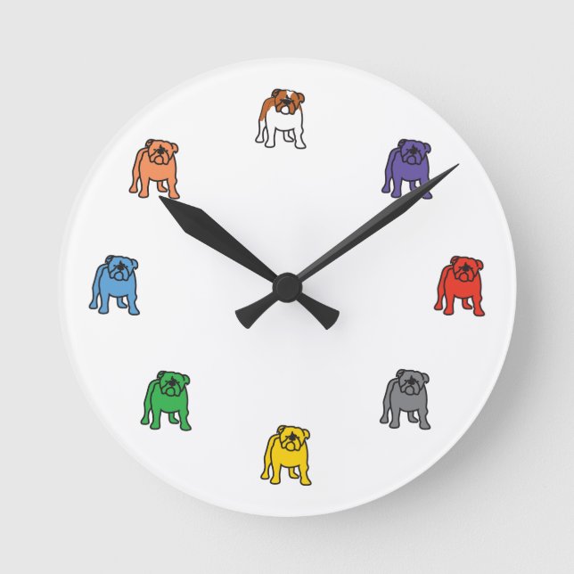 Horloge Ronde Bulldog (Recto)