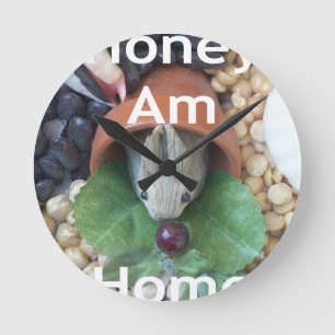 Horloge Ronde Bunny Home Honey Am Home