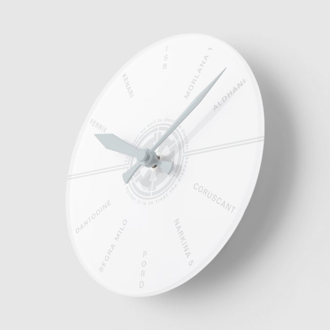 HORLOGE RONDE BUREAU DE LA SÉCURITÉ IMPÉRIEURE (Angle)