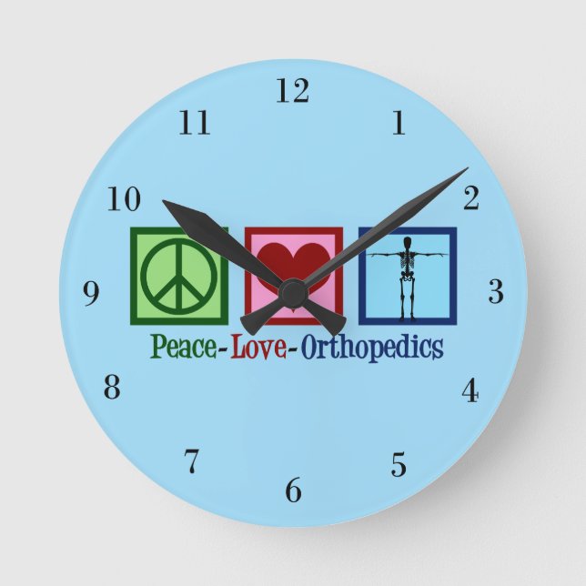 Horloge Ronde Bureau Orthopédie de Paix Orthopédie (Recto)