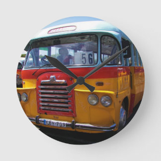 Horloge Ronde Bus vintage