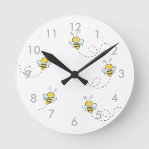 Horloge Ronde Busy Bee