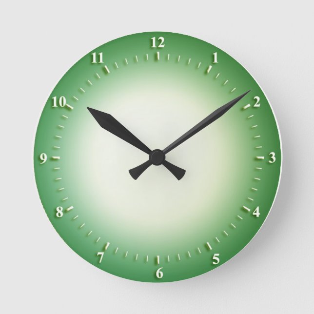 Horloge Ronde Cachette de la paroi verte (Recto)