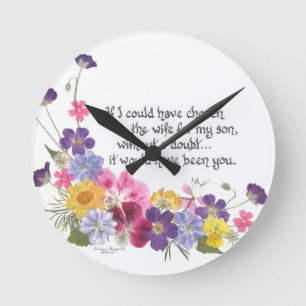Horloge Ronde Cadeau de belle-fille