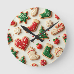 Horloge Ronde cadeau de noël