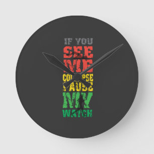 Horloge Ronde Cadeau de recyclage fonctionnant