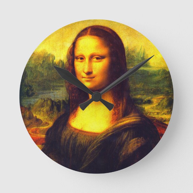 Horloge Ronde cadeau Mona Lisa (Recto)