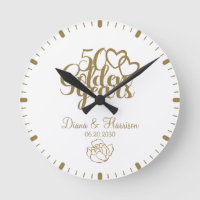 Cadeau personnalisé d'anniversaire de 50 ans en or