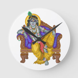 Horloge Ronde Cadran Krishna