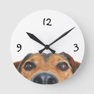 Horloge Ronde Cadran mural personnalisé pour animaux de compagni