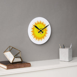 Horloge Ronde Cadran Solaire