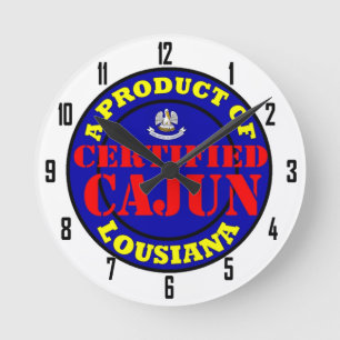 HORLOGE RONDE CAJUN CERTIFIÉ