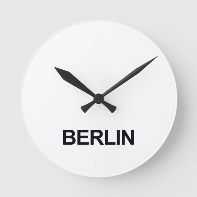HORLOGE RONDE CALENDRIER DE CALENDRIER MONDIAL DE BERLIN (Recto)