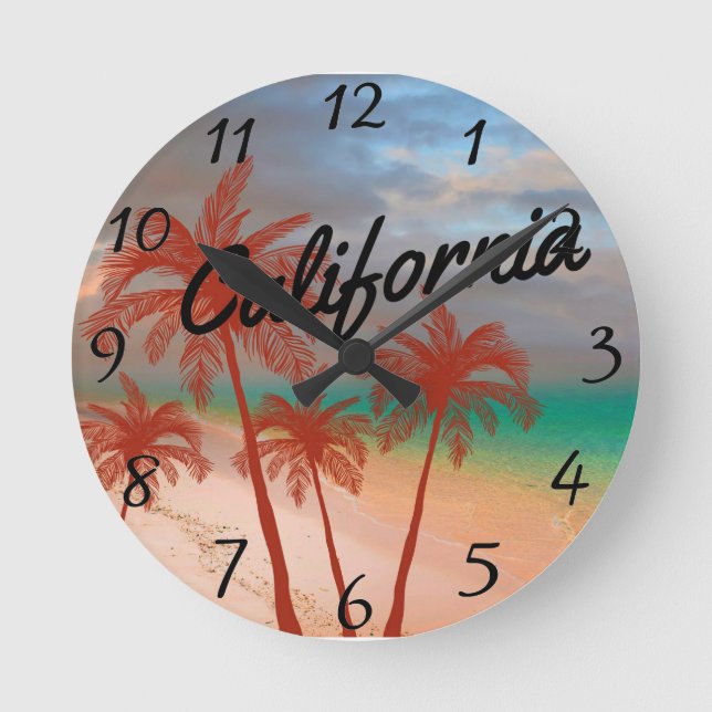 Horloge Ronde California Clock (Recto)