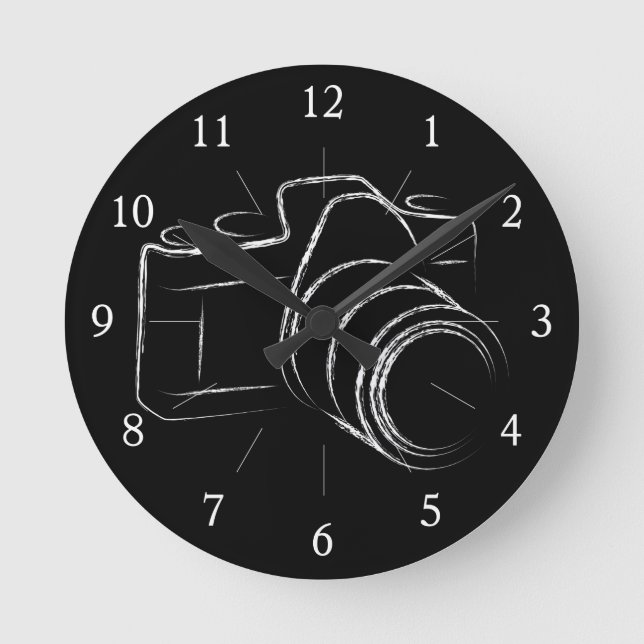 Horloge Ronde Caméra (Recto)