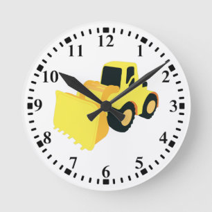 Horloge Ronde Camion de construction de chargeur frontal