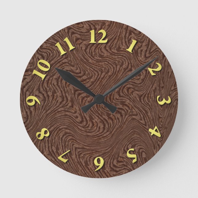 Horloge Ronde Camo de Driftwood (Recto)