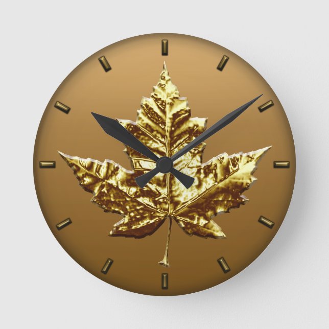 Horloge Ronde Canada Clock (Recto)