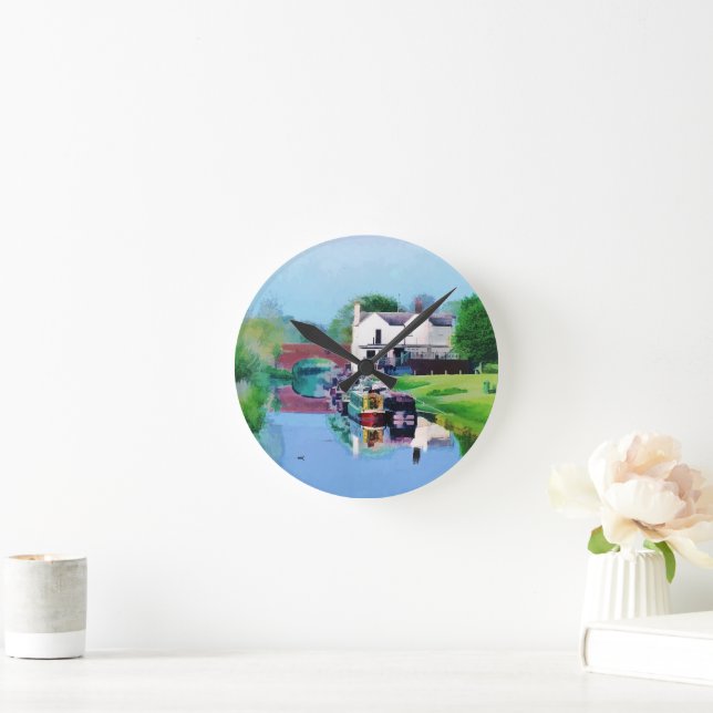 HORLOGE RONDE CANAUX (Maison)