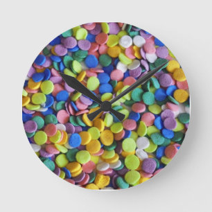 Horloge Ronde Candy Dots 2