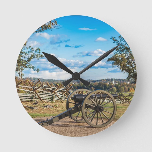 Horloge Ronde Canons à Gettysburg (Recto)
