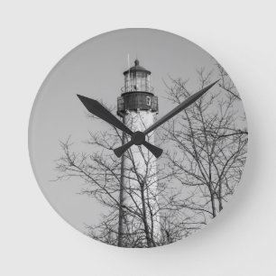 Horloge Ronde Cap May Light b/w