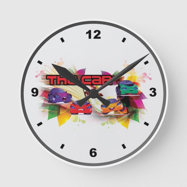 Horloge Ronde Car Of Clock (Recto)