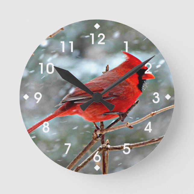 Horloge Ronde Cardinal rouge (Recto)