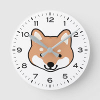 Caricature de chien mignon Shiba Inu