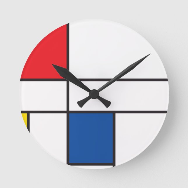 Horloge Ronde Carré classique (Recto)