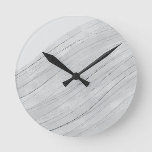 Horloge Ronde Carrelage en céramique Sea Waves