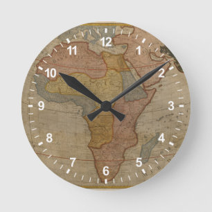 Horloge Ronde Carte de l'Afrique   1700
