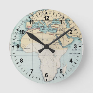HORLOGE RONDE CARTE : EMPIRE PHÉNICIEN