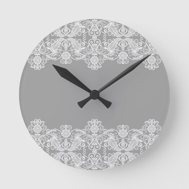 Horloge Ronde Carte Mariage (Recto)