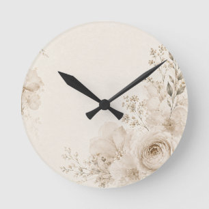 Horloge Ronde Carton d'invitation de mariage pour les événements