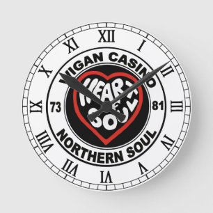 Horloge Ronde Casino du nord de Wigan d'âme