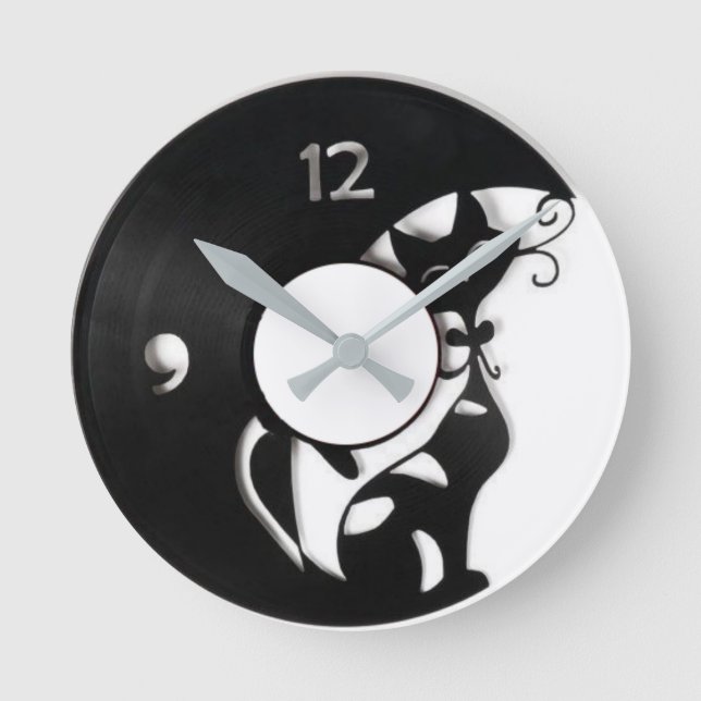 Horloge Ronde Cat (Recto)
