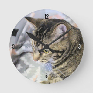 Horloge Ronde Cat