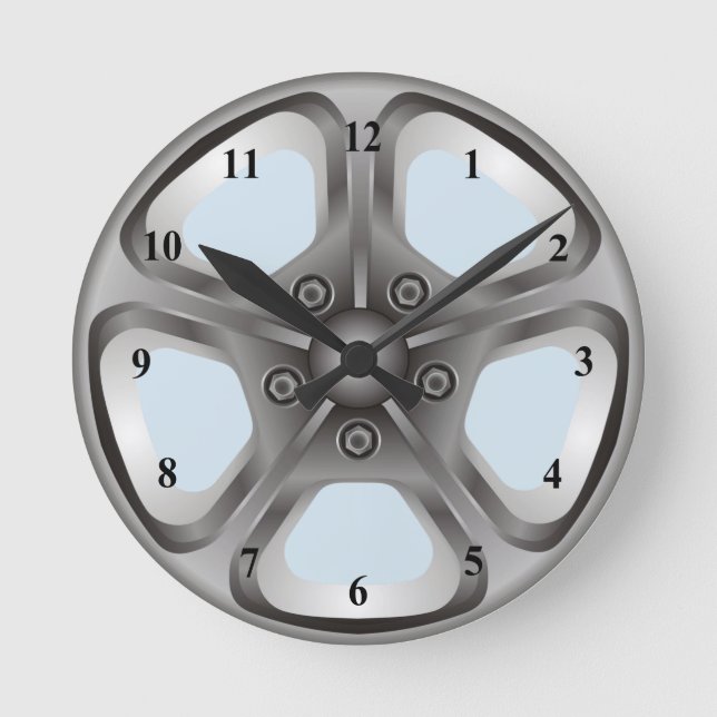 Horloge Ronde Cave hub cap Hubcaps Car Rims Tire Wheels (Recto)
